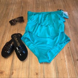 NWT Jantzen Strapless One Piece Swimsuit